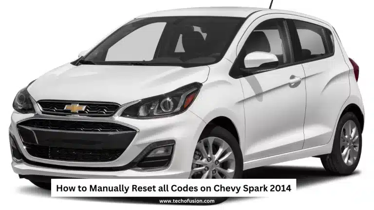 How to Manually Reset all Codes on Chevy Spark 2014 how to manually reset all codes on Chevy Spark 2014