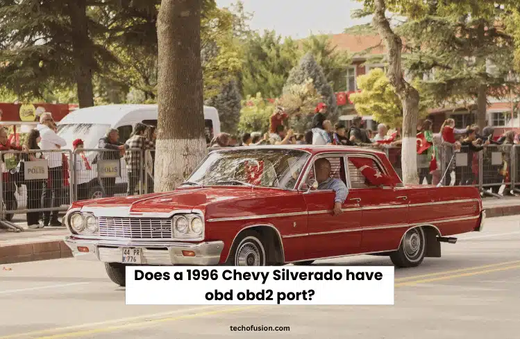 Does a 1996 Chevy Silverado have obd obd2 port? 1996 chevy silverado